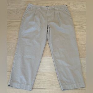 NWOT Ayr Womens Khaki Tan Chino Style 100% Cotton Pants Size 14